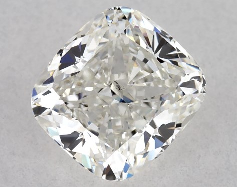 GIA 1.00 Carat H-SI1 Very Good Cut Cushion Modified Diamond